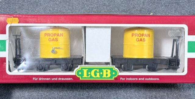 LGB 40160 Field Railroad Propane Cars, 2 pieces
